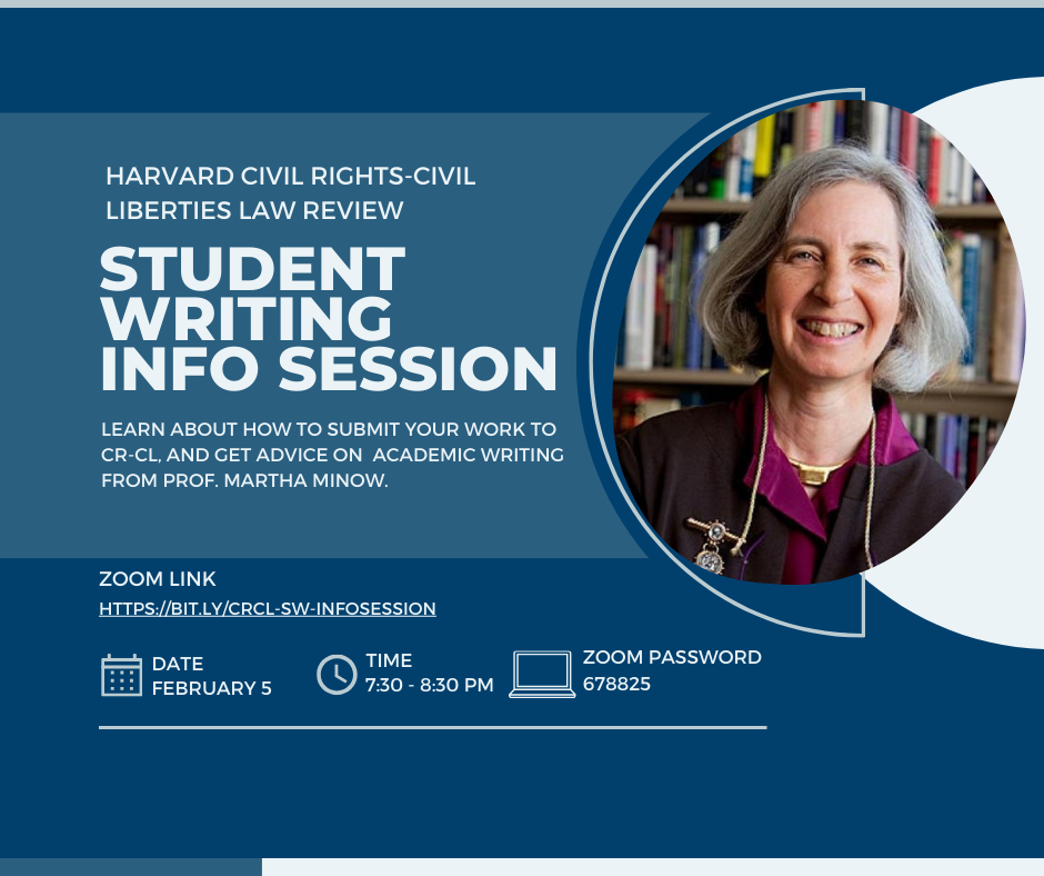 Student Writing Info Session