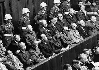 Defendants at Nuremberg